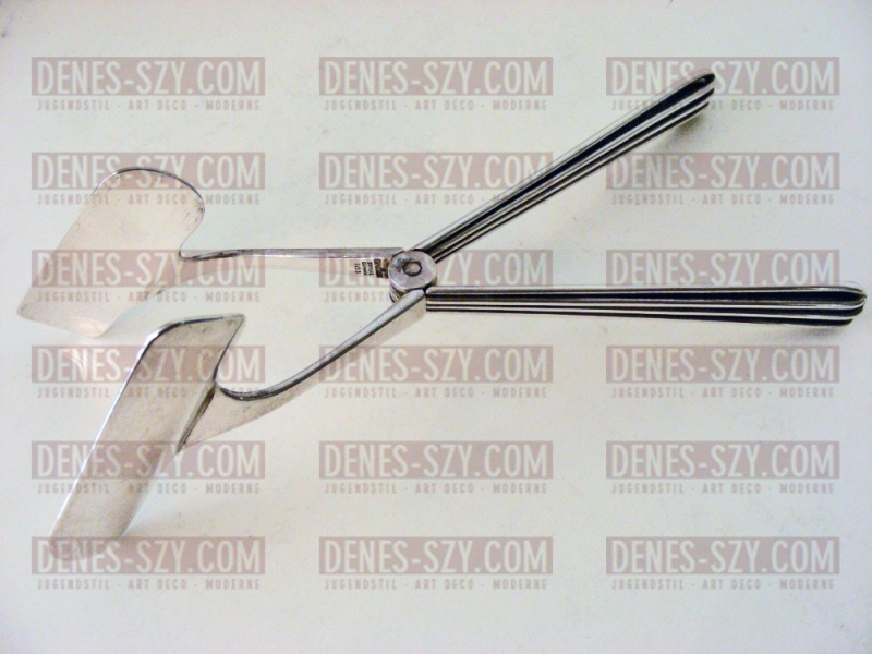 Hingelberg, Svend Weihrauch, Pince à asperges en argent 1940