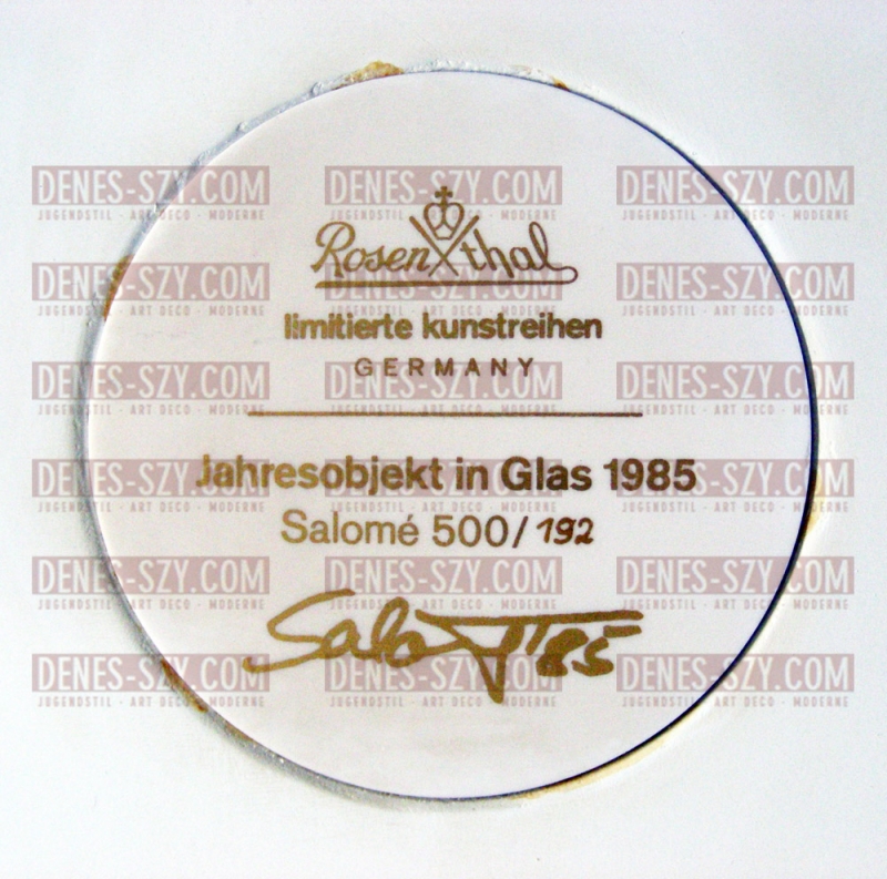 Salomé (Wolfgang Cihlarz), Mephisto, 1985 ROSENTHAL JAHRESOBJEKT