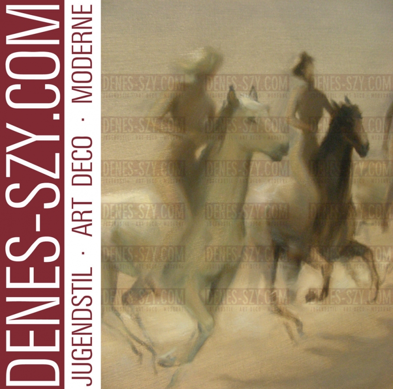 MANFRED SCHATZ, promenade à cheval matinale