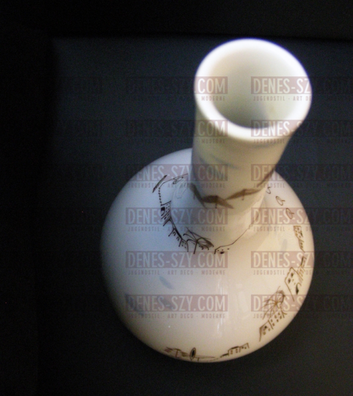 vaso porcellana anni 50 di KPM Berlino Germania