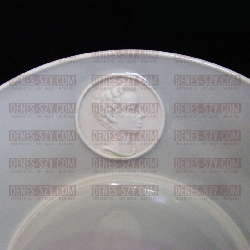 servizio da caffè moca in porcellana di Berlino modello Arkadia versione grigia