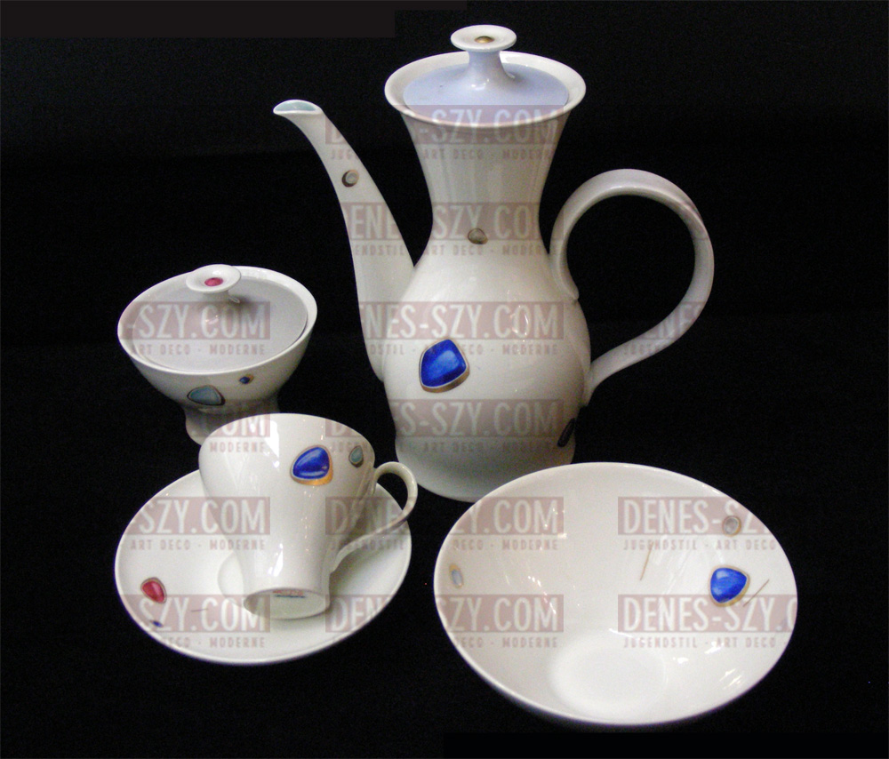KPM Berlin, théière en porcelaine, motif KROKUS, Griemert, années 50 – Image 11