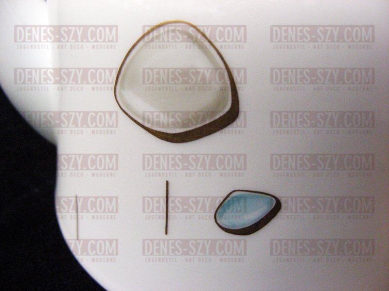 KPM Berlin, théière en porcelaine, motif KROKUS, Griemert, années 50