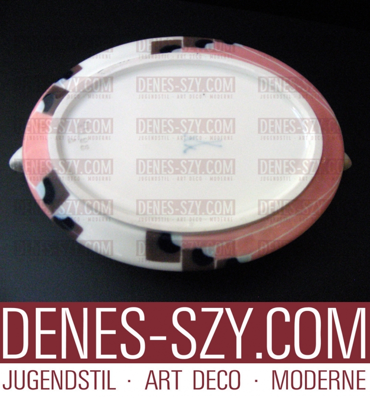 Sucrier avec poignées, Porcelaine Art Nouveau de Meissen, Motif 'Misnia', Conception: Theodor Grust 1904, Exécution: Meissen, Allemagne vers 1910/20