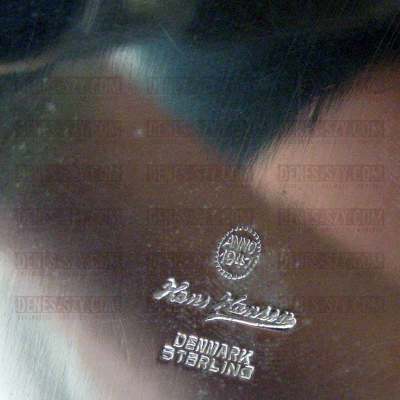 Caraffa per succo in argento di Hans Hansen 1947 - immagine 3