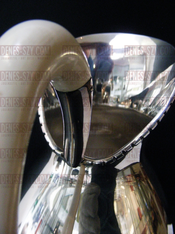 Mid Century modern, WTB, German Sterling silver wine pitcher