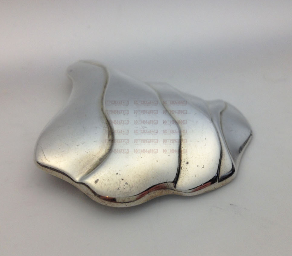 spilla moderna d'argento 395, Design di Ole Kortzau, fabbricazione di Georg Jensen