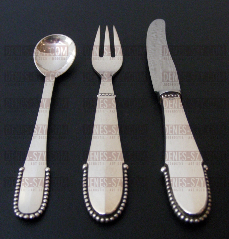 Georg Jensen Silber, Kugel # 7, Obstmesser