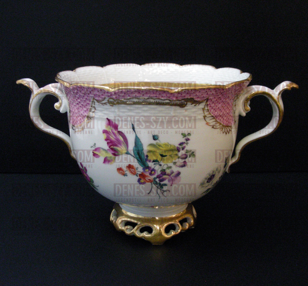 Herend Porzellan Henkelschale 19 Jh Ungarn