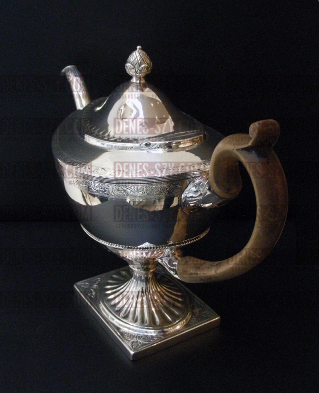 Théière classique en argent Sterling Edinburgh 1796 EMPIRE