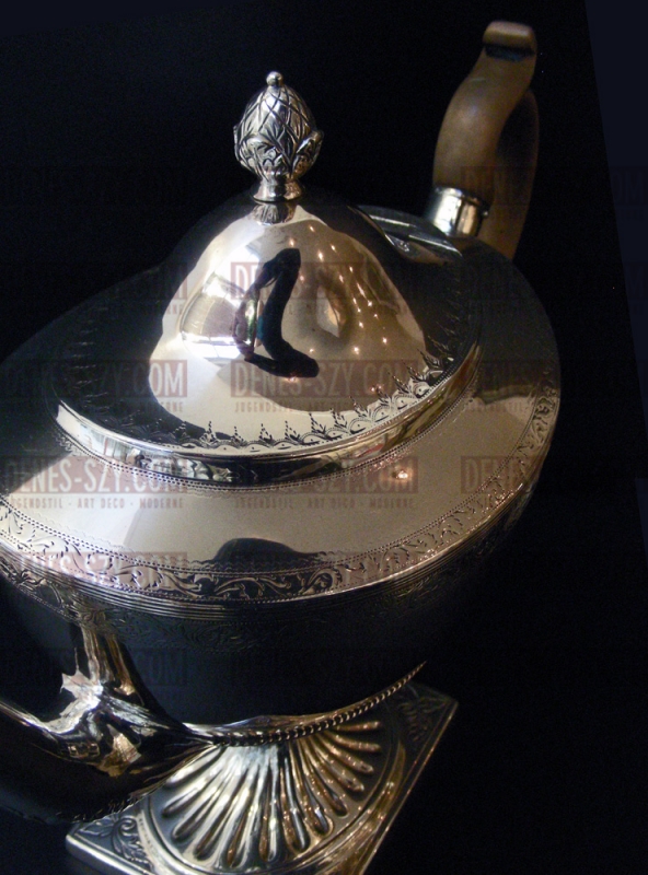 Théière classique en argent Sterling Edinburgh 1796 EMPIRE