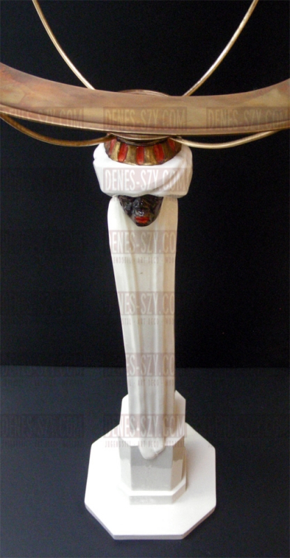 Meissen German Art Nouveau porcelain candelabra The Magi, Kleinhempel