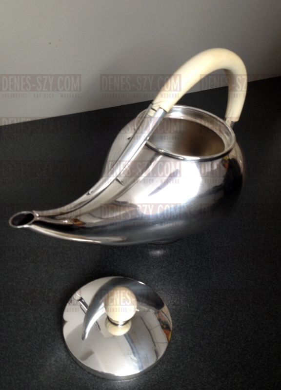 Frantz Hingelberg silver, Svend Weihrauch Design, teapot 1948
