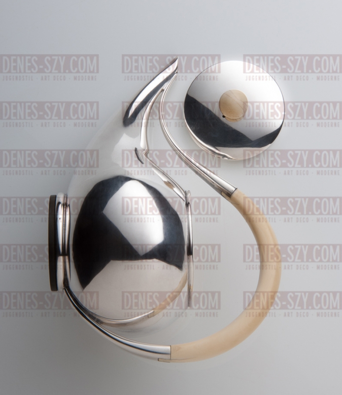 Frantz Hingelberg silver, Svend Weihrauch Design, teapot 1948