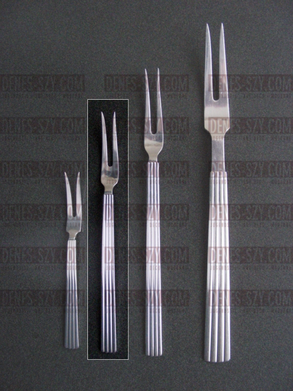 forchetta da affettati GEORG JENSEN posate argento, Design Bernadotte
