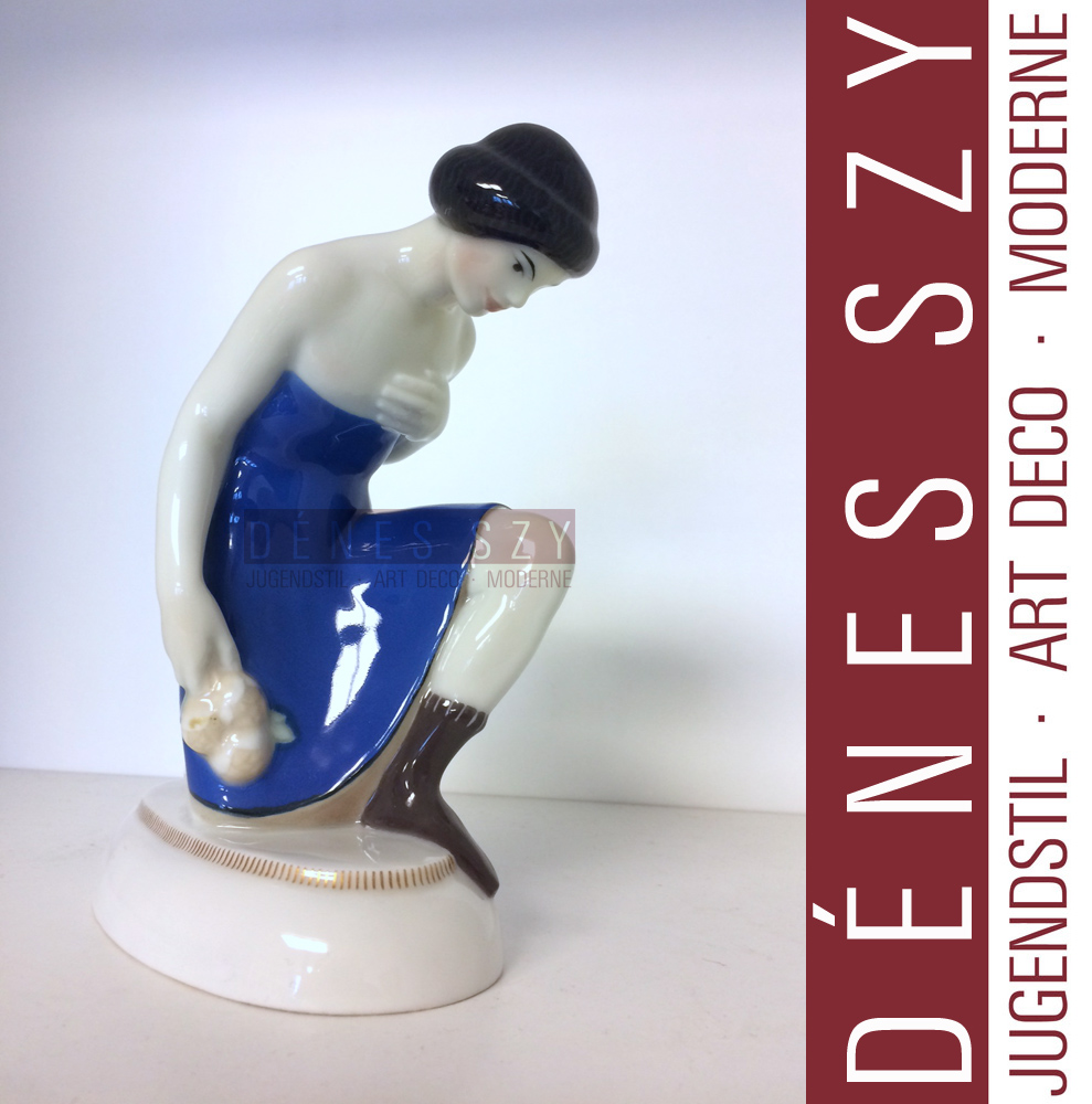 KPM Berlin, kniender KURDE aus dem Hochzeitszug Porzellanfigur