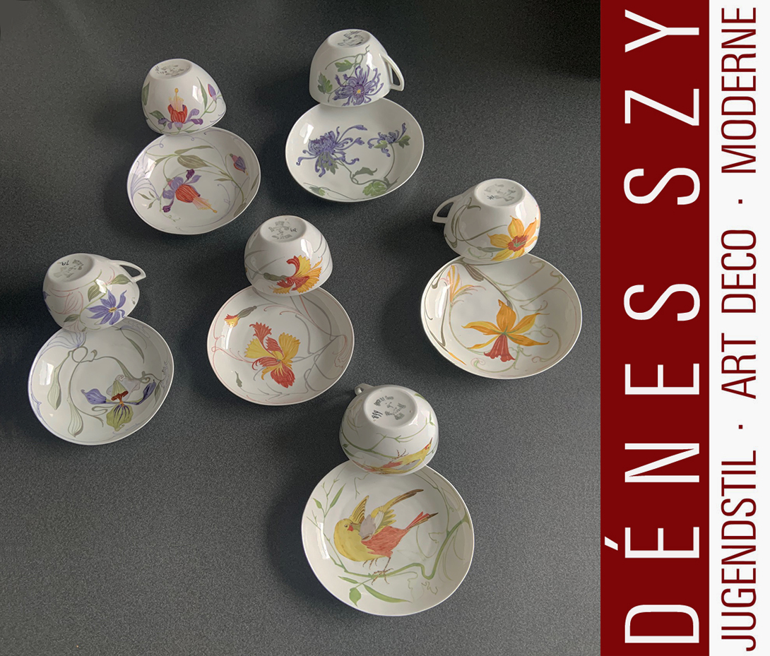 Tasse mit Untertasse, Haagsche Plateelbakkerij, Rozenburg, Den Haag 1885-1907