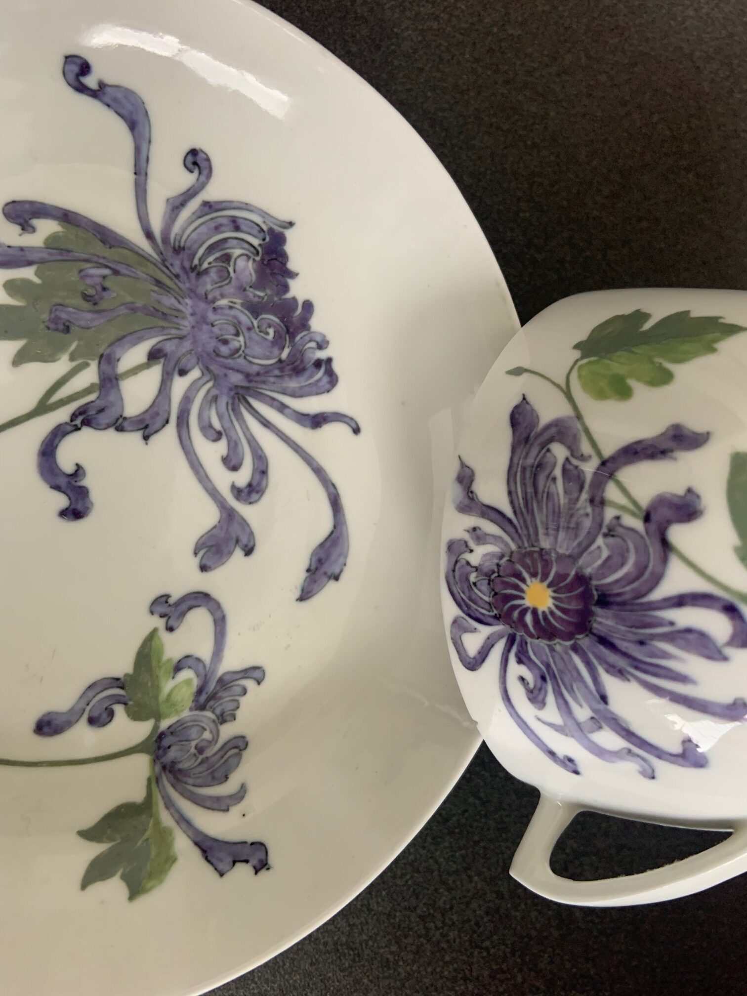 Rozenburg Eierschalen Porzellan Teetasse Den Haag 1907