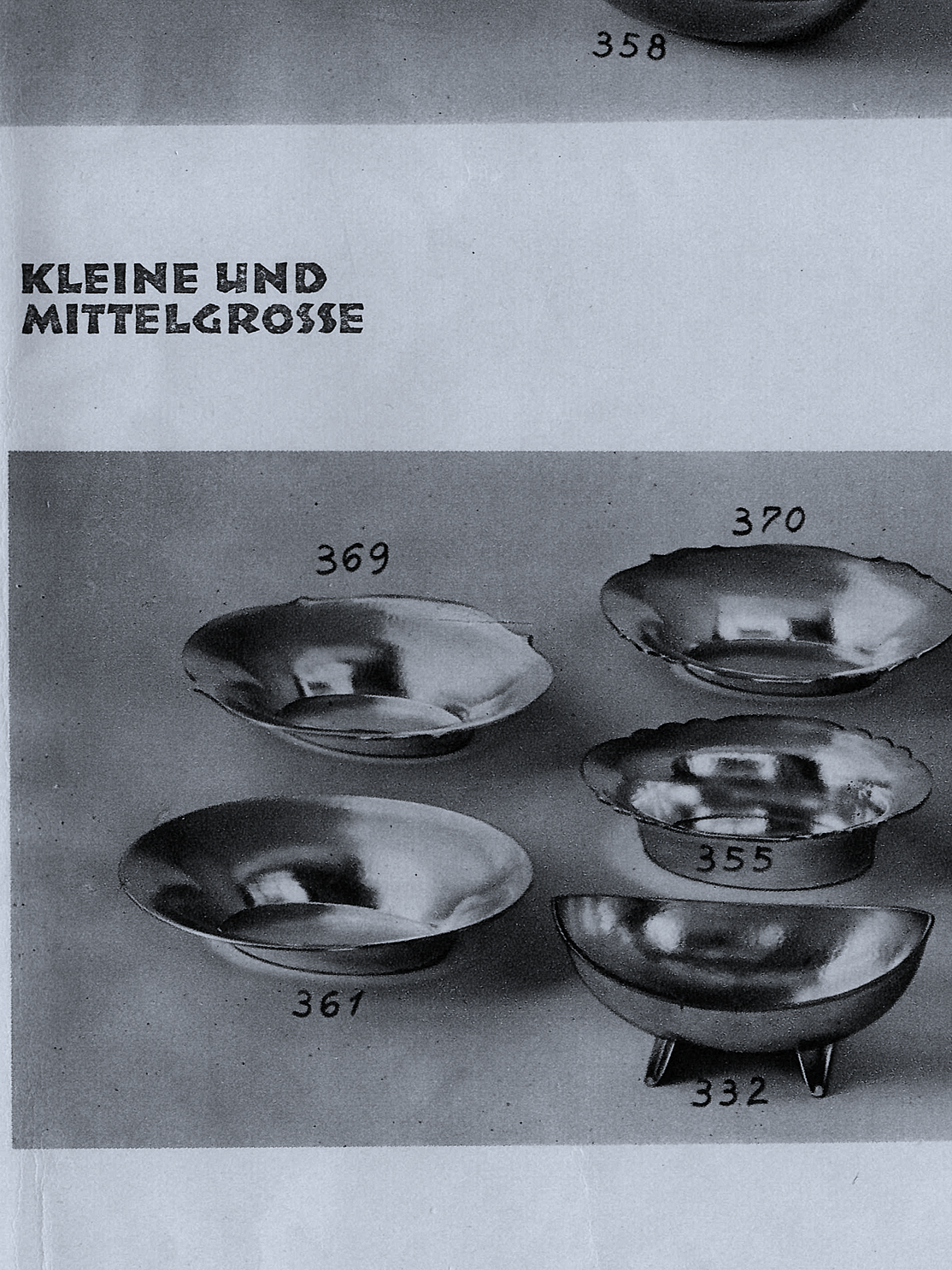 David Gumbel, Art Deco Silberschale, 835er Bruckmann Heilbronn