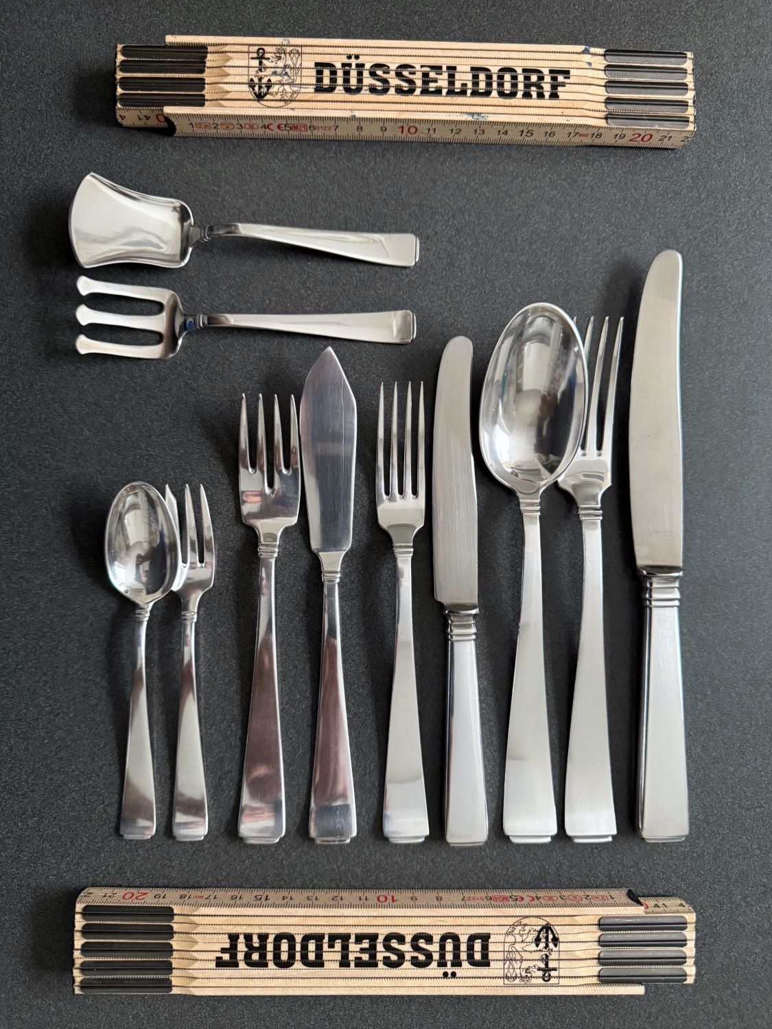 Silberbesteck Belle Epoque Koch u Bergfeld 1930 – Bild 3