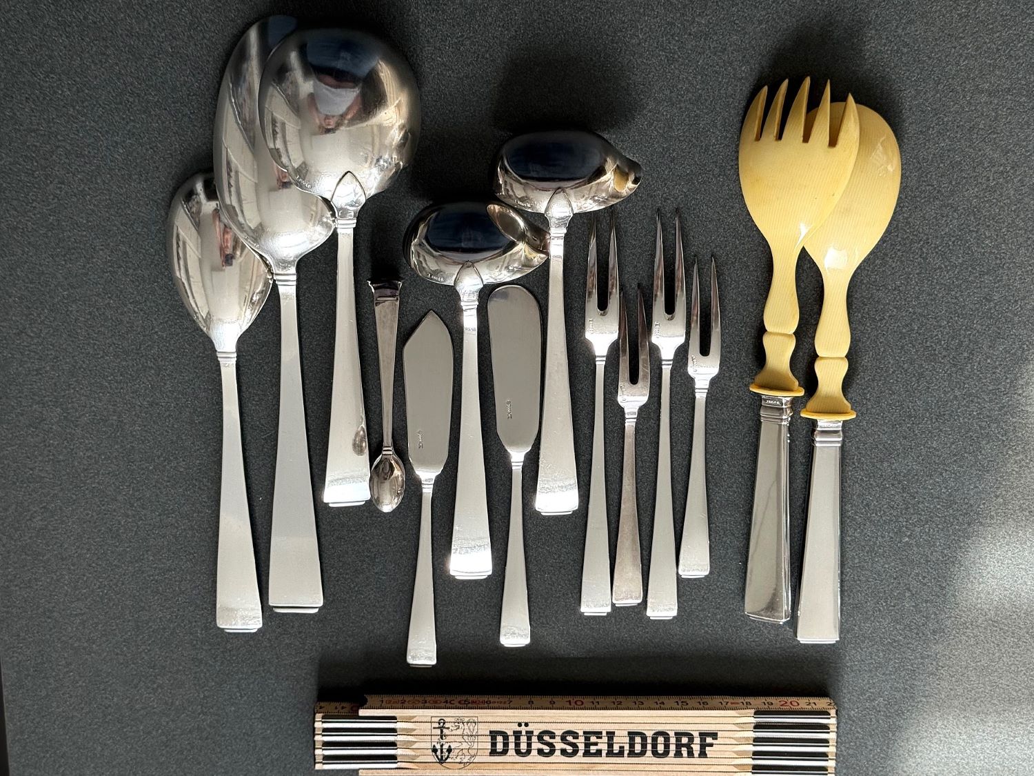 Buttermesser Besteck 800er Silber Koch u Bergfeld Belle Epoque