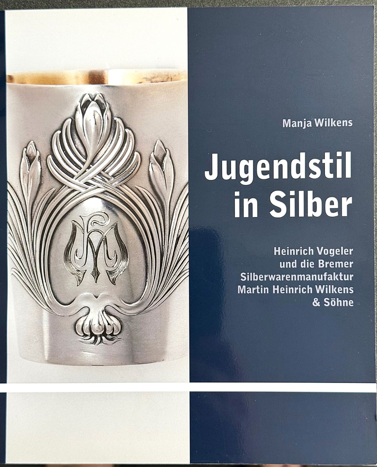 Service Design Heinrich Vogeler Muster Herbstzeitlose Silber 800 – Bild 7