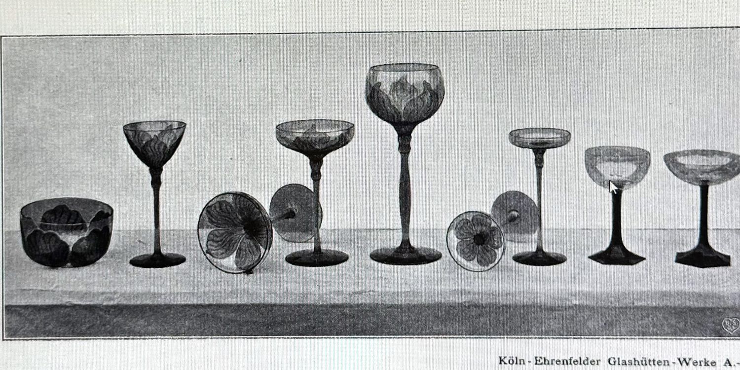 Rheinische Glashütten-Actien-Gesellschaft Köln-Ehrenfeld, um 1900