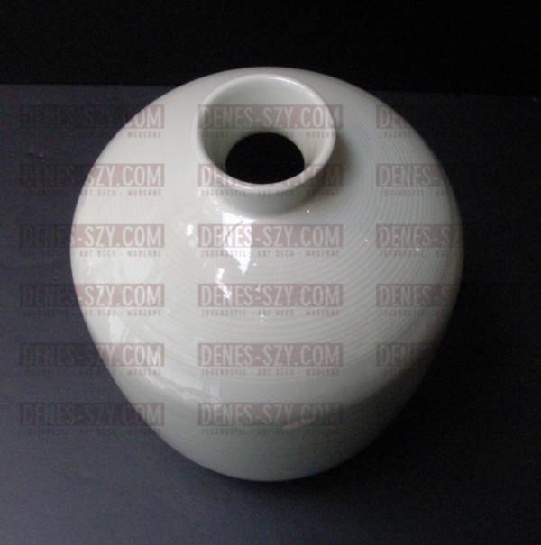 grande vaso in porcellana celadon con decoro scanalato