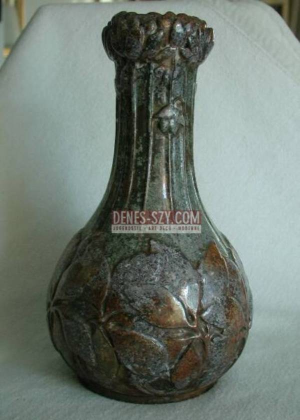 Jugendstil Keramik Vase Paul Dachsel