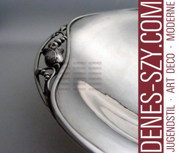 Ciotola 2A in argento di Georg Jensen collezione Magnolia 1933-44