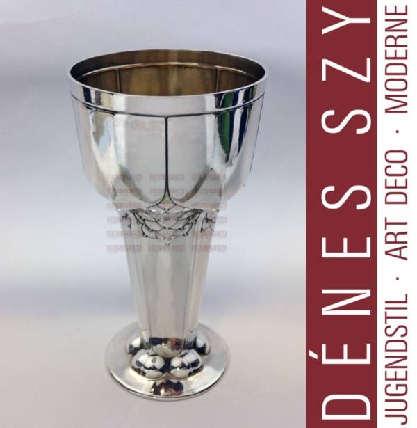 Orivit Cologne German art nouveau silver, vase, trophy, cup 80