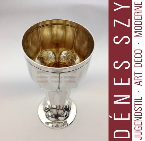 Orivit Cologne German art nouveau silver, vase, trophy, cup 80