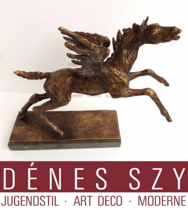Renée SINTENIS: Pegasus. Bronze Figur, Berlin 1952