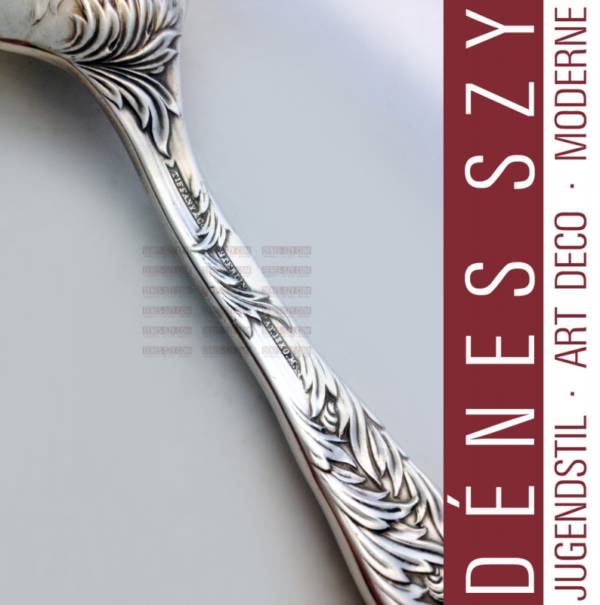 Chrysanthemum pattern Sterling silver Sea food Fork by Tiffany Makers New York