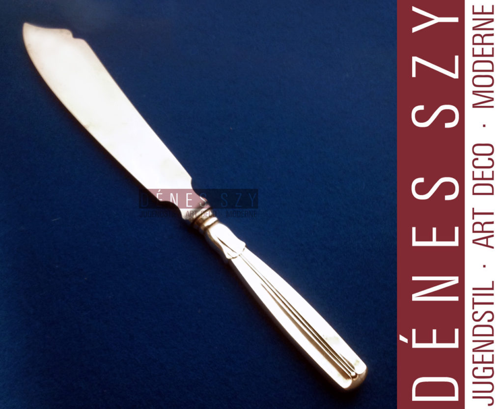 coltello da torta, W S Sorensen posate LOTUS DENMARK argento 925
