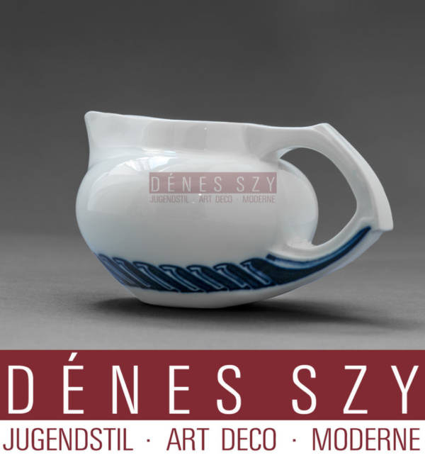 Henry van de Velde meissen porcelain, Peitschenhieb, whiplash, cream jug