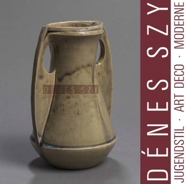Henry van de Velde Art Nouveau Steinzeug Vase, Hanke 2117