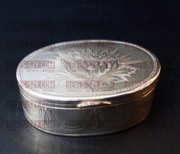 Boîte en argent classique Hamm vers 1790